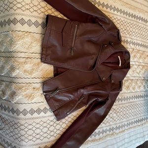 XS Faux moto jacket excellent condition
